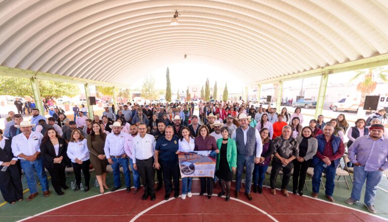 Lleva Esteban a Ocampo obras prioritarias y urgentes; ya tienen pavimentación, infraestructura hidráulicas y apoyos sociales