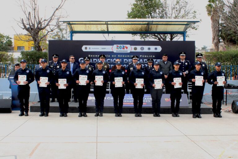 Gobierno de Esteban sigue cumpliendo con el fortalecimiento a la seguridad; egresan 176 nuevos policías