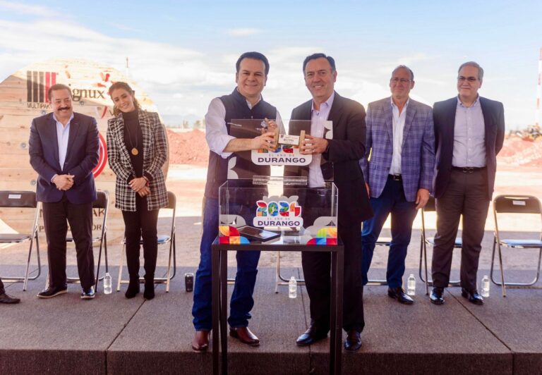 Llega la tercera gran inversión del 2024 a Durango; coloca Esteban primera piedra de nuevas instalaciones de Multipak
