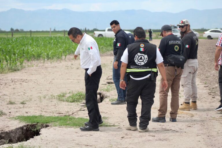 Descartan falla geológica en Nuevo Ideal; se trata de agrietamiento por sobreexplotación de pozos y recientes lluvias