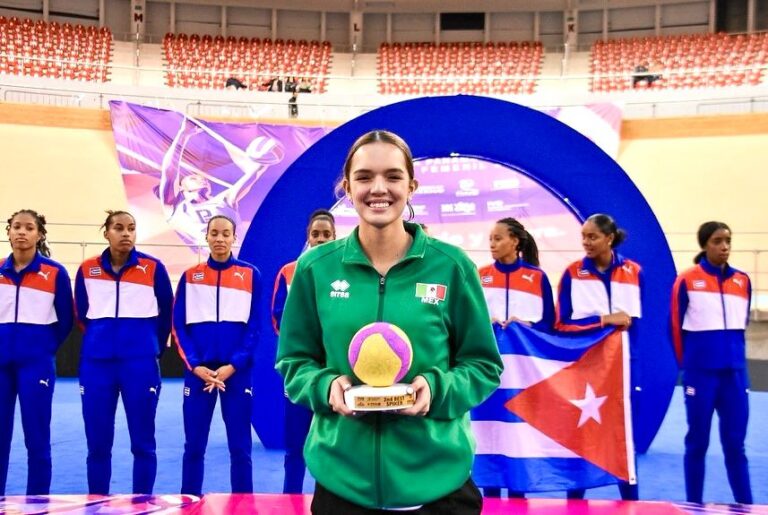 Voleibolista duranguense es reconocida como la segunda mejor anotadora de la Copa Panamericana Femenil Sub 23