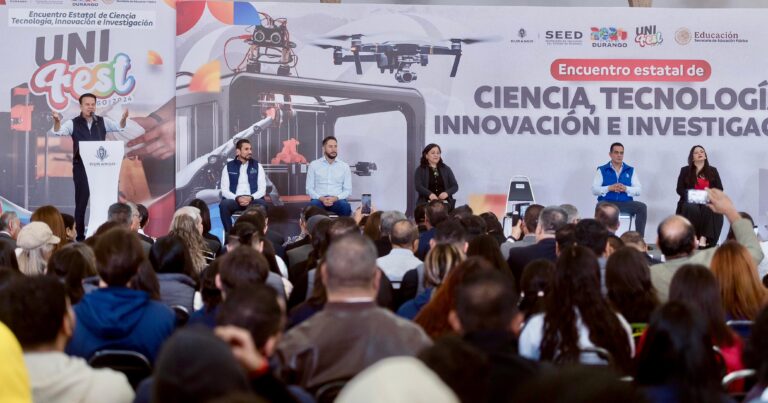 Este es el sexenio de los jóvenes; inaugura Esteban Encuentro de “Ciencia, Tecnología, Innovación e Investigación UNIFEST DGO 2024″
