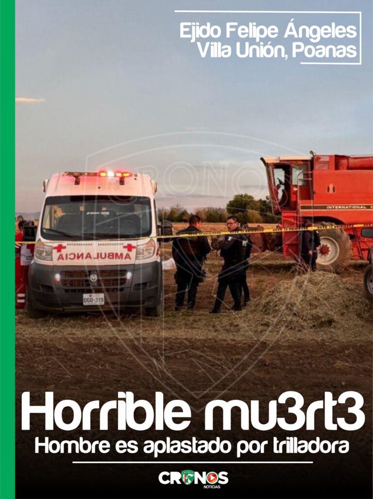 Trágica muerte de agricultor al ser agarrado por la trilladora con la que parveaba