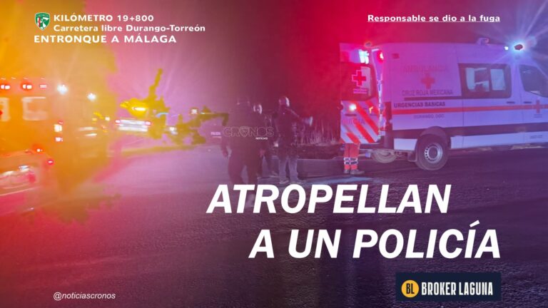 ATROPELLAN A UN POLICIA EN EL ENTRONQUE A MALAGA