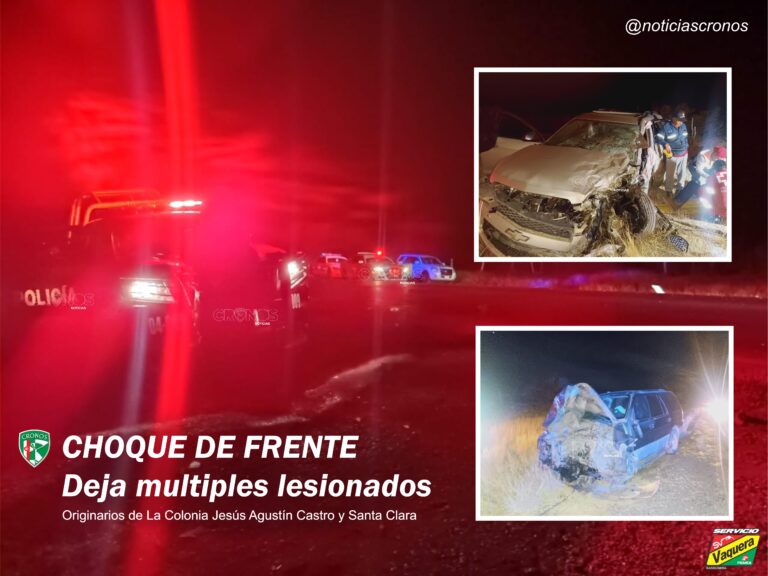 Chocan de Frente, se reportan múltiples lesionados