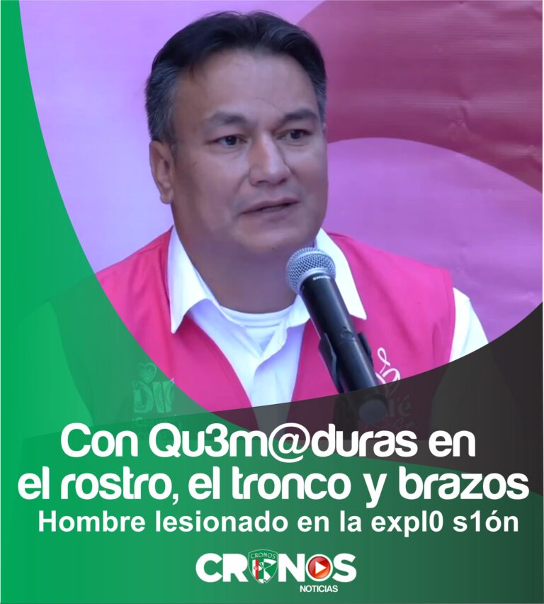 En cuidados intensivos se encuentra el hombre herido en la Explosión