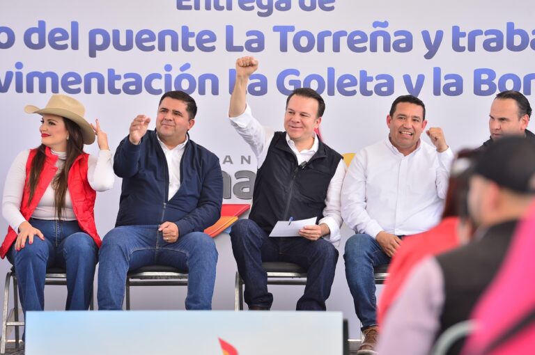 Esteban y Homero inauguran el domo más grande de Lerdo y entregan obras de pavimentación que transforman la vida de tres comunidades
