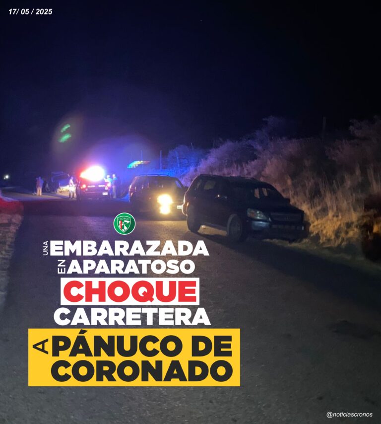 APARATOSO CHOQUE, LE INVADIO CARRIL