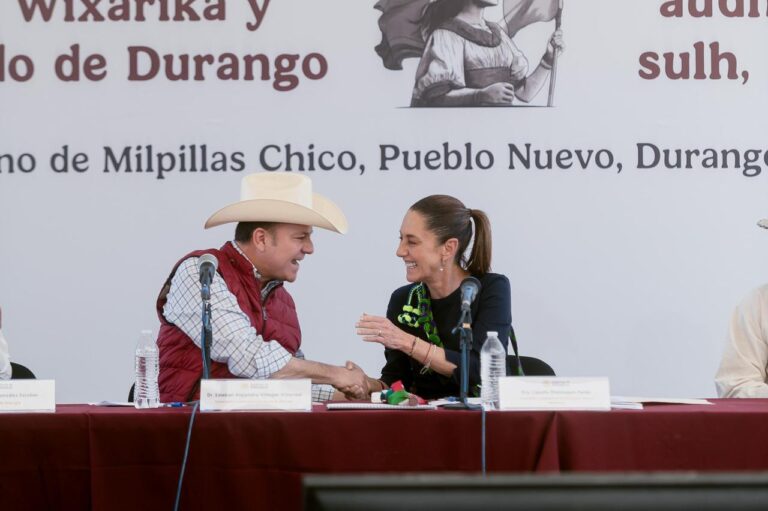 Durango avanza en el Programa de Justicia Energética impulsado por el Gobierno de México, confirmó la Presidenta Claudia Sheinbaum
