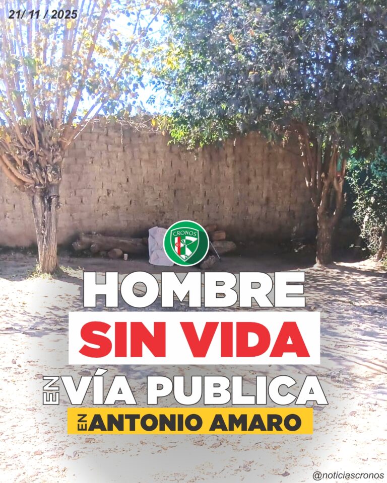 HALLAN SIN VIDA A UN HOMBRE EN EL POBLADO DE ANTONIO AMARO