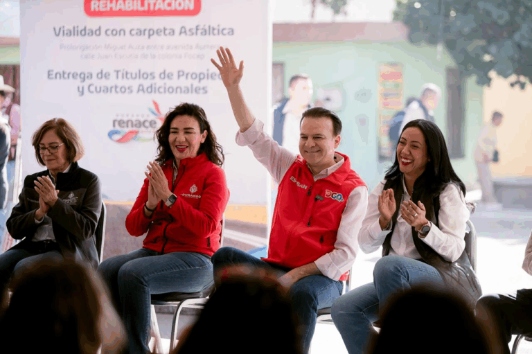 Inicia la rehabilitación de seis calles en Gómez Palacio con inversión de 31.5 mdp; Esteban y Betzabé impulsan la movilidad y conectividad vial