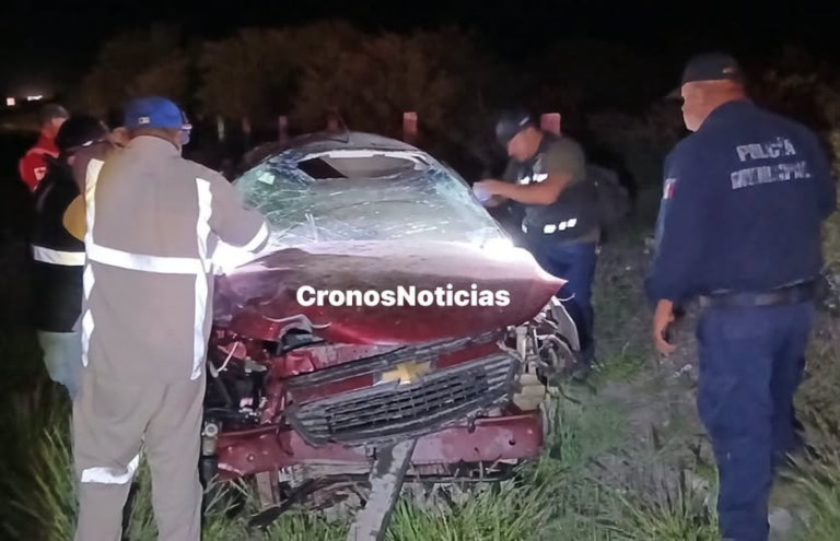 HORRIBLE VOLCADURA DEJA DOS PERSONAS SIN VIDA Y DOS MÁS LESIONADOS